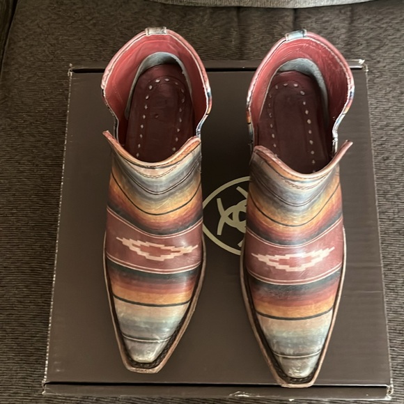 Ariat Multicolor Western Ankle Boots - Picture 6 of 11